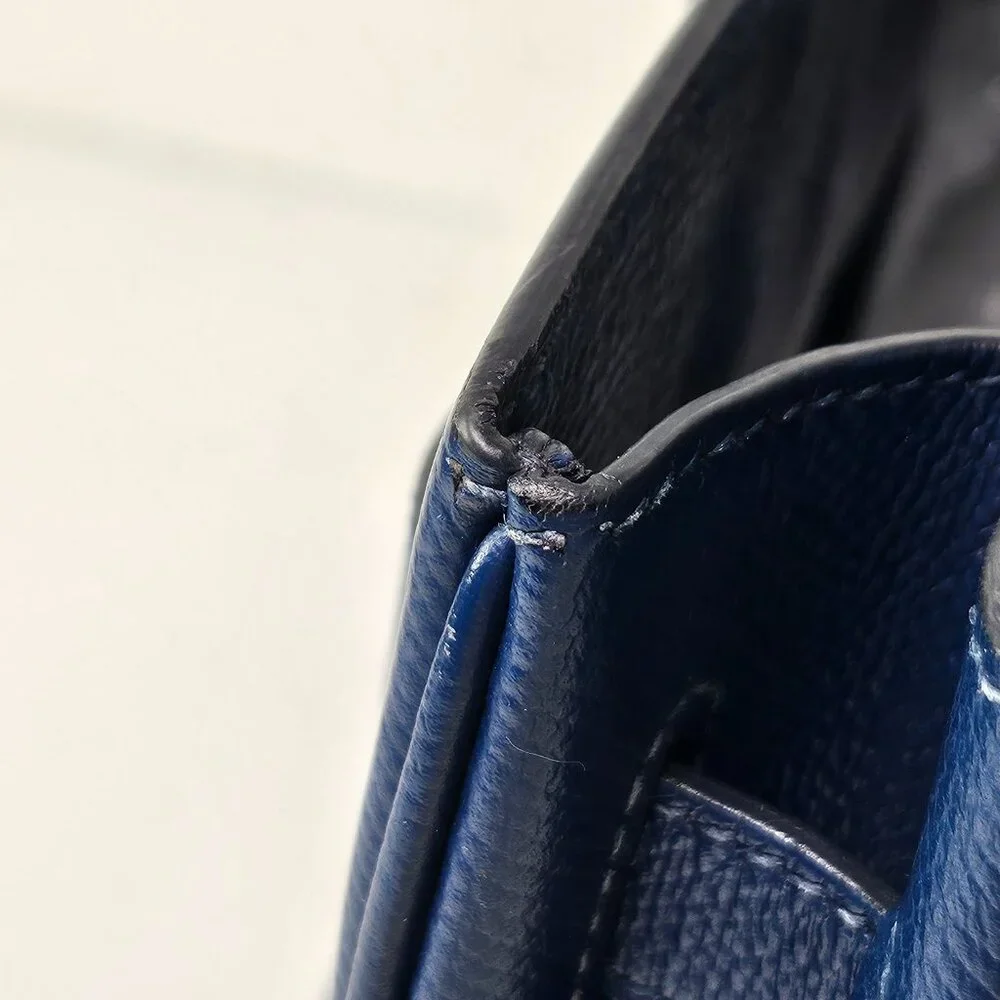SOLD Hermes Birkin 30 Epsom Leather Navy Blue - Picture 10 of 13